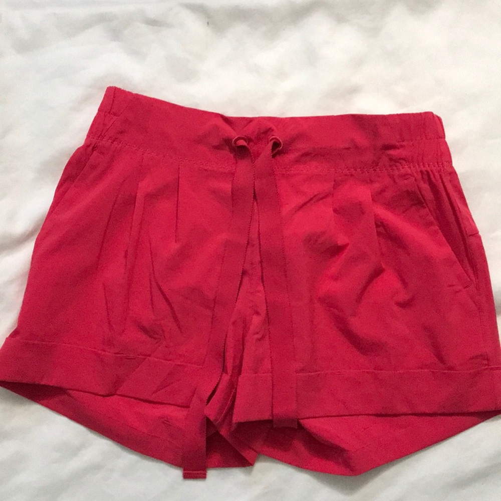Bright Pink lululemon Casual Workout shorts